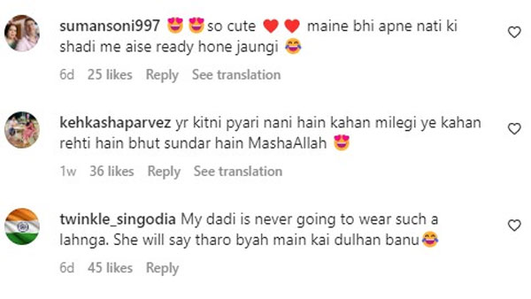 Grandma cant contain delight after getting make-up on | Video