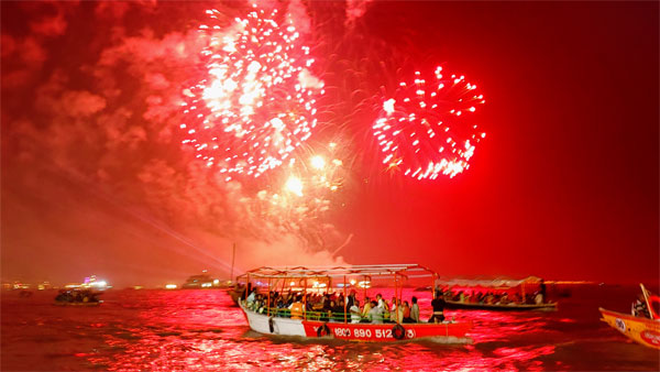 Fireworks in Varanasi Fireworks in Varanasi