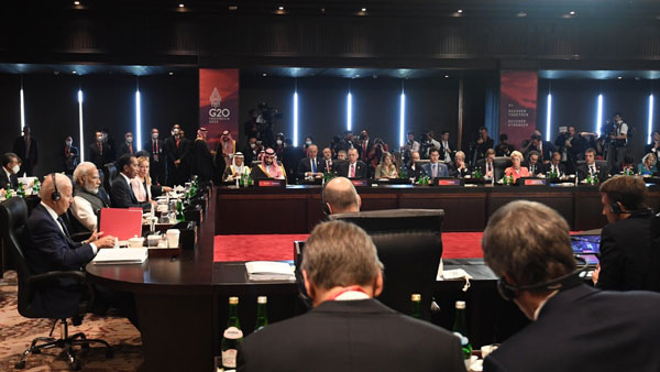 PM Modis camaraderie with world leaders clicked at the start of G20 Summit | Photos