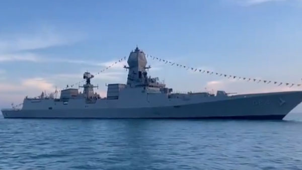 Indian Navy participates in Bangladeshs maiden IFR-22 Indian Navy participates in Bangladeshs maiden IFR-22