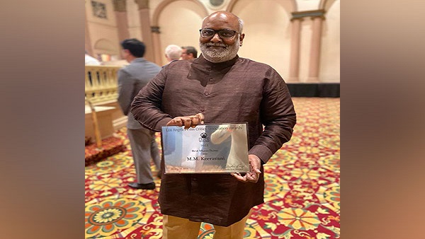 Yet another feather in RRR musician MM Keeravanis cap Yet another feather in RRR musician MM Keeravanis cap