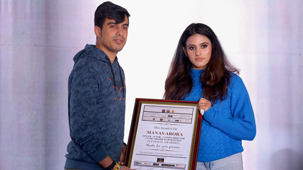 Manas Arora - A personality with multiple talent, awarded by Uttar Pradesh Global Achievers Award Manas Arora - A personality with multiple talent, awarded by Uttar Pradesh Global Achievers Award