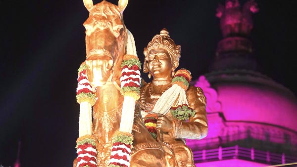 In BJP’s Karnataka outreach, a message from three statues