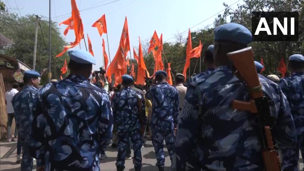 Ram Navami procession held in Jahangirpuri despite Delhi police denial