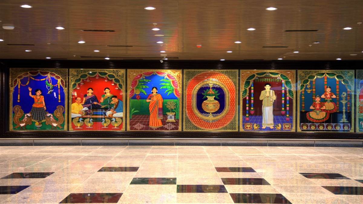 New terminal is a striking reflection of the local Tamil culture