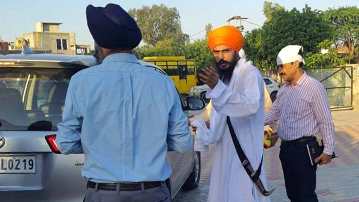 In Pictures: Amritpal Singh at Gurudwara before arrested