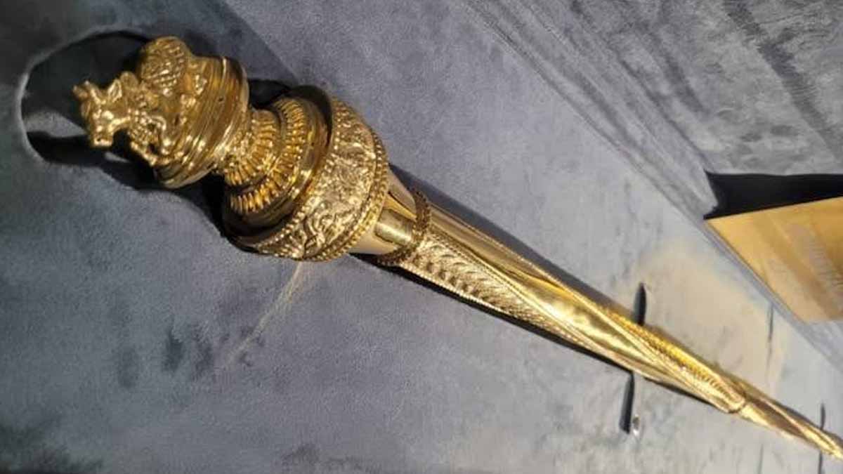 Historic Sceptre Sengol Moved To Delhi Ahead Of Inauguration Of New Parliament Building Historic Sceptre Sengol Moved To Delhi Ahead Of Inauguration Of New Parliament Building