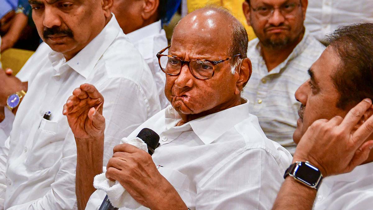 Nationalist Congress Party chief Sharad Pawar Nationalist Congress Party chief Sharad Pawar