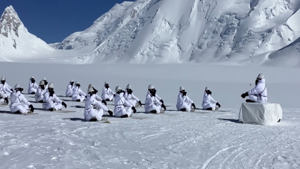 Indian Army Forms ‘Bharatmala’ To Mark International Yoga Day