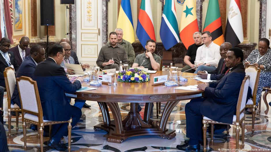 President Volodymyr Zelenskyy told African leaders that any peace negotiations were dependent on the full withdrawal of Russian forces from Ukraine