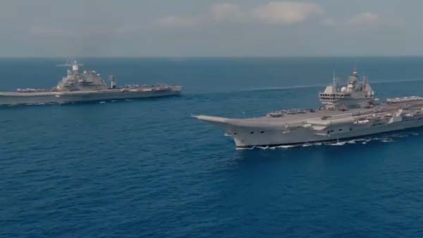 2 Aircraft Carriers, 35 Combat Jets: Navy Displays Military Prowess In Massive Exercise [WATCH]