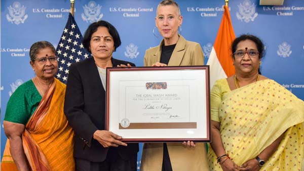 Chennai-Based Child Rights Advocate Lalitha Natarajan Wins Prestigious US award