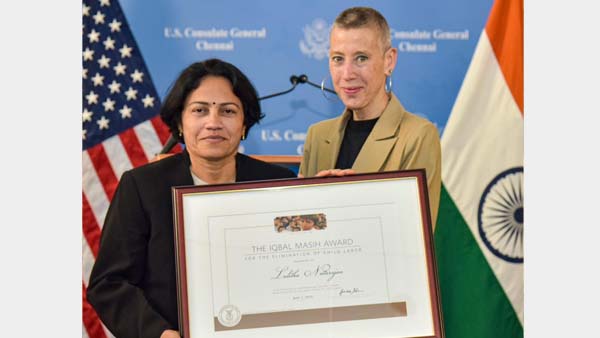 Chennai-Based Child Rights Advocate Lalitha Natarajan Wins Prestigious US award