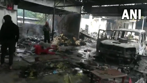 Manipur Violence: Union Minister Ranjan Singhs Residence Set On Fire