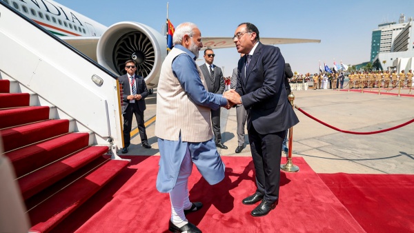 PM Modi in Egypt On Two-Day State Visit