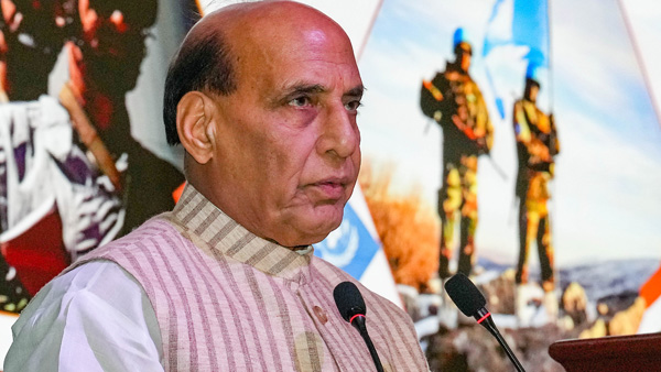 Defence Minister Rajnath Singh