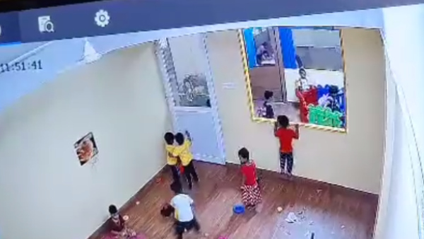Minor Boy Assaults Toddler At Bengaluru Montessori School, Video Goes Viral