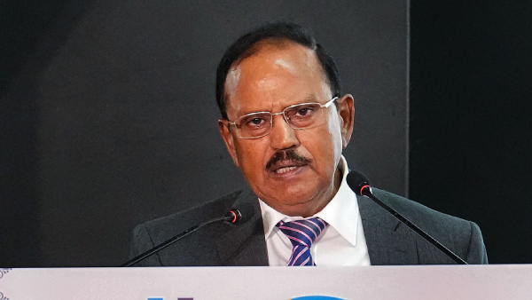 National Security Advisor (NSA) Ajit Doval addresses during an event at the India Islamic Cultural Centre, in New Delhi