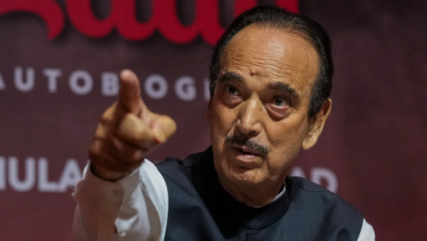 Former Union minister Ghulam Nabi Azad