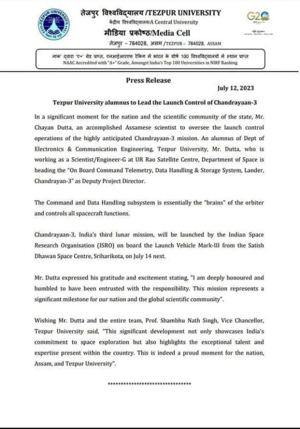 Who Is Leading Chandrayaan-3 Launch Control Operations?