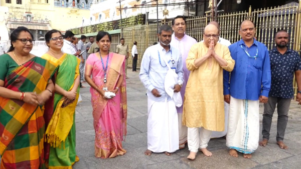 Watch: ISRO Scientists Visit Tirupati Temple Ahead Of Chandrayaan-3 Launch
