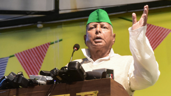 Rashtriya Janata Dal President Lalu Prasad Yadav