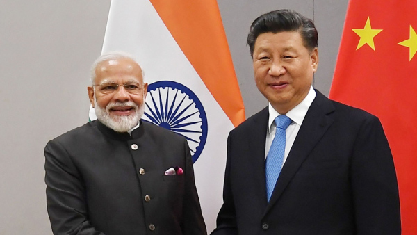Prime Minister Narendra Modi with Chinese President Xi Jinping