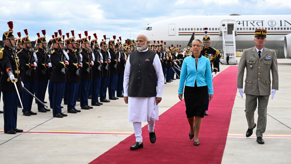 PM Modi Lands In Paris On Official Visit To Boost Strategic Ties With France