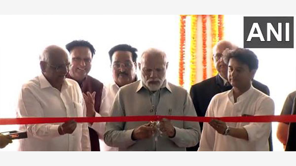 PM Modi Inaugurates Rajkot International Airport In Gujarat