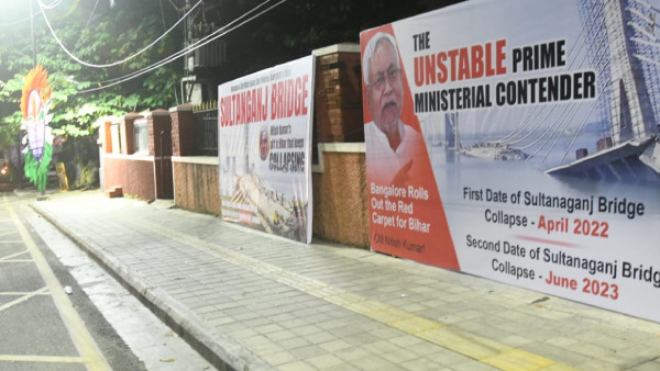The Unstable Prime Ministerial Candidate: Posters Targeting Nitish Kumar Put Up In Bengaluru