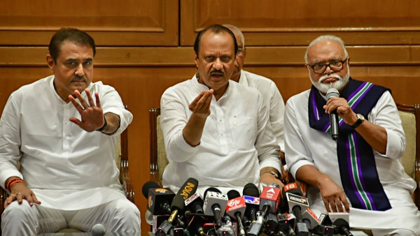 Team Uddhav Leaders Divide And Rule Dig At BJP Over Ajit Pawar Switch