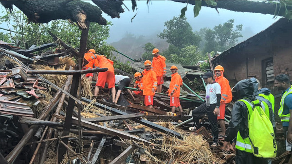 Landslide Claims 5 Lives In Maharashtras Raigad District