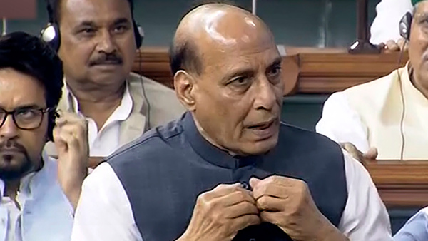 Defence Minister Rajnath Singh