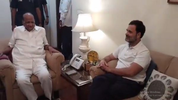 Rahul Gandhi Meets Sharad Pawar, Says Ready to Help If Required