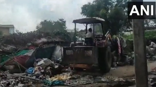 Days After Violence In Nuh, Haryana Govt Bulldozes Shanties Of Illegal Immigrants