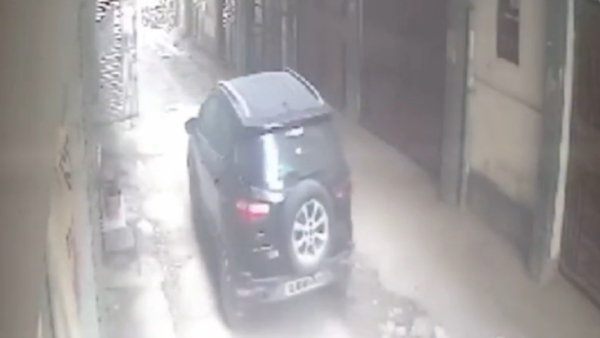 Delhi Minor Rape Case: CCTV Footage Shows Accused Officer, Wife Trying To Flee Cops