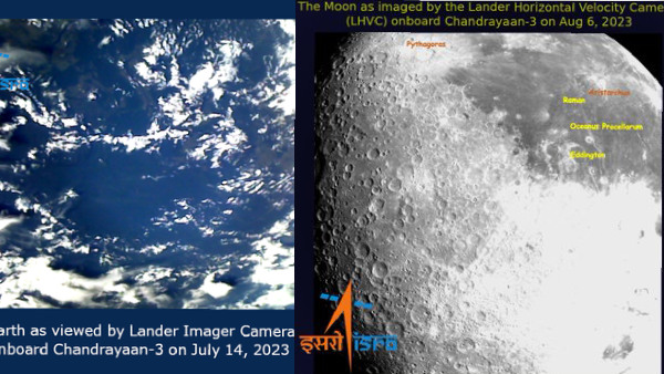 Chandrayaan-3 Snapshot: ISRO Releases Breathtaking Images Of Earth And Moon