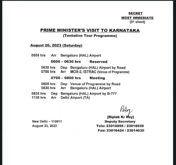 PM Modi To Visit ISRO, Attend Mega Roadshow In Bengaluru On Saturday