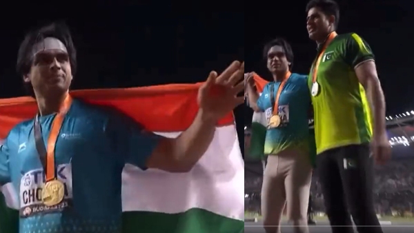 Sportsmanship Beyond Borders: Neeraj Chopra Calls Pakistans Arshad Nadeem For Photo After Winning Gold 