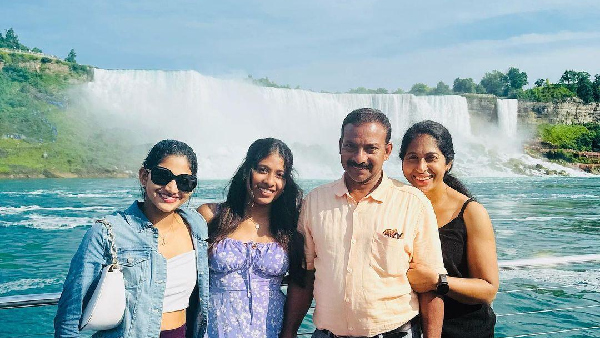 Ann Sindhu enjoys a vacation in the USA, visits Niagara Falls with her family!