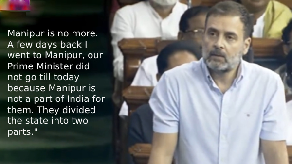 Top quotes from Rahul Gandhis Speech During No-Confidence Debate