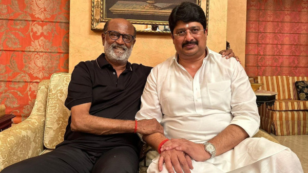 Rajinikanth Meets Raja Bhaiyya, Receives Gift Of Holy Water