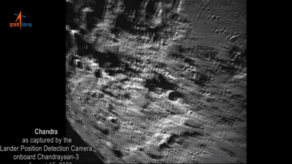 ISRO Releases Images Of Moon Captured By Chandrayaan-3s Lander