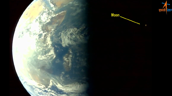 Aditya L1 Takes A Selfie, Pics of Earth And Moon