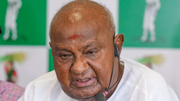 JD(S) Chief Deve Gowda