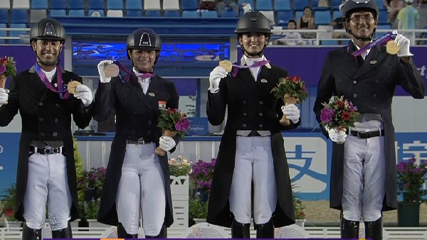 Asian Games: India Scripts History By Winning Gold Medal In Equestrian After 41 Years