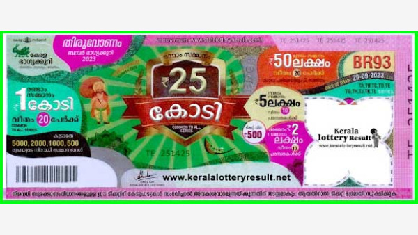 Kerala: ONAM Thiruvonam Bumper Lottery Result Out: Check Winning Numbers