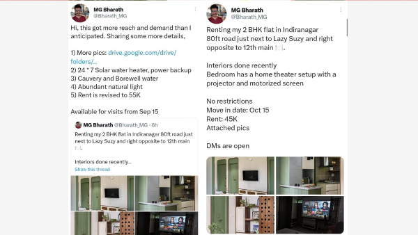 Bengaluru Landlords Sudden Rent Hike For 2 BHK Apartment In Indiranagar Sparks Meme Fest On X