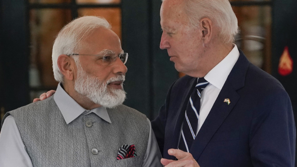 Prime Minister Narendra Modi with US President Joe Biden