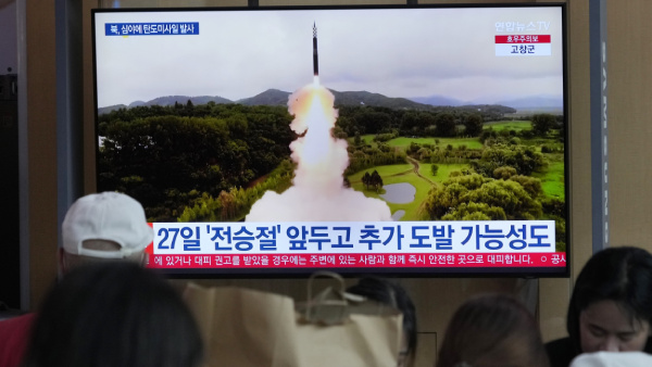 North Korea Fires Two Missiles Into The Sea As Kim Jong Un Travels In Russia